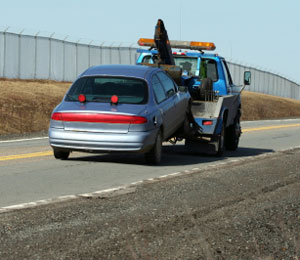 car-towed