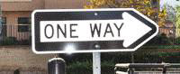 one-way